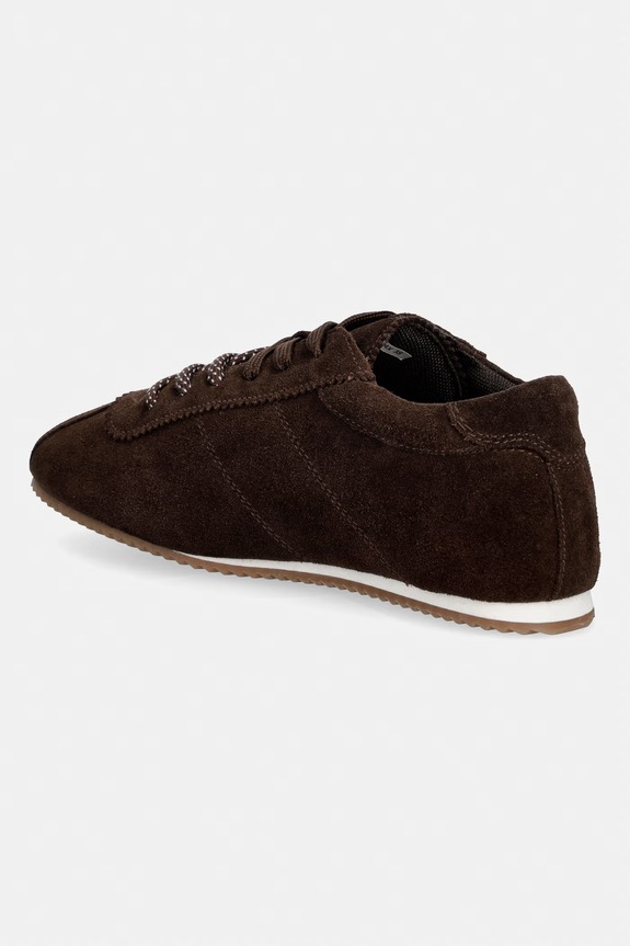 Medicine sneakersy damskie zamszowe brązowy RS26-OBD407