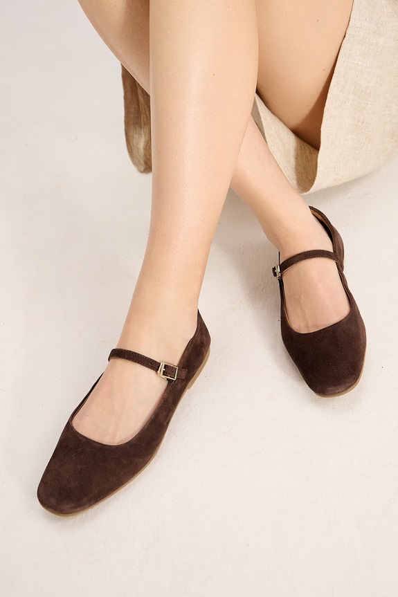 Baleriny zamszowe RS26-OBD410