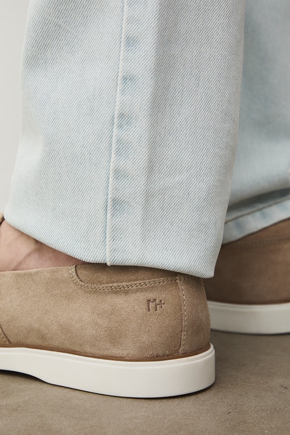 Medicine mocassini da uomo in scamoscio RS26-OBM408