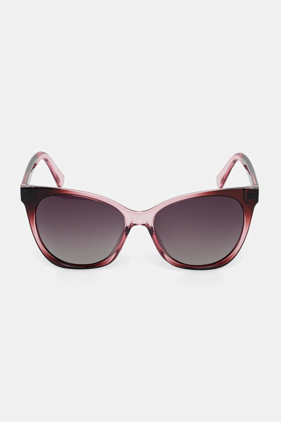 Akcesoria Medicine okulary przeciwsłoneczne kocie oczy damskie RS26-OKD301 bordowy