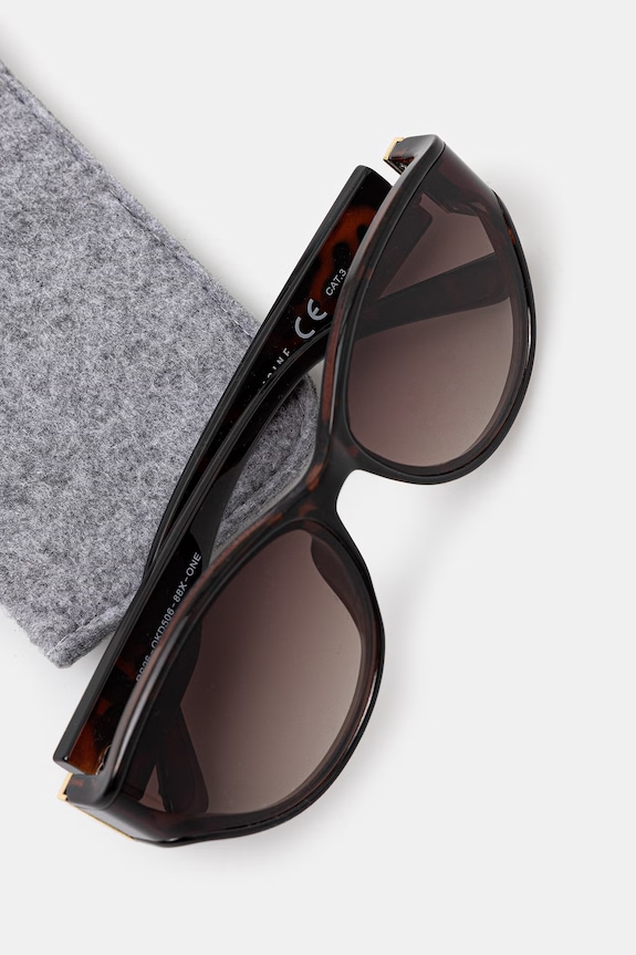 Medicine ochelari de soare, cat eye, pentru femei maro RS26-OKD506