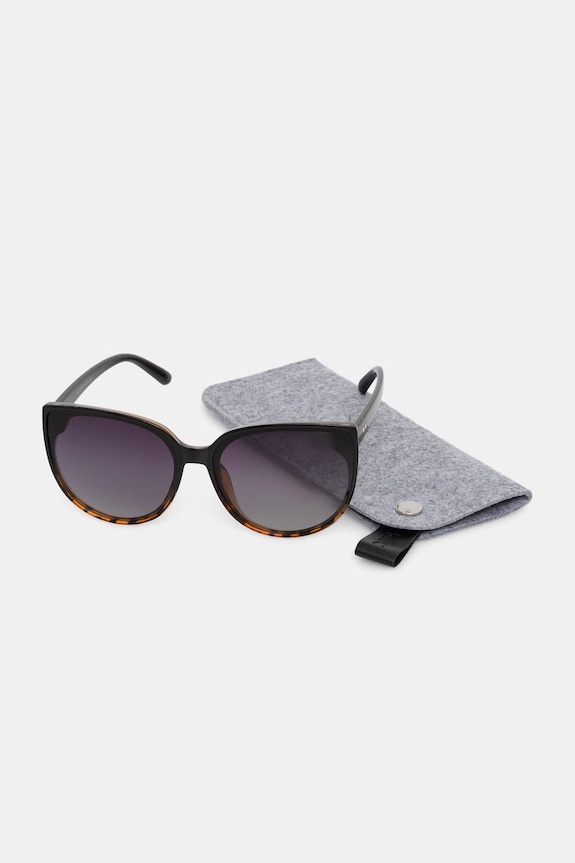 Akcesoria Okulary przeciwsłoneczne kocie oczy damskie RS26-OKD701 czarny