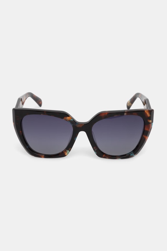 Akcesoria Okulary przeciwsłoneczne kocie oczy damskie RS26-OKD707 czarny