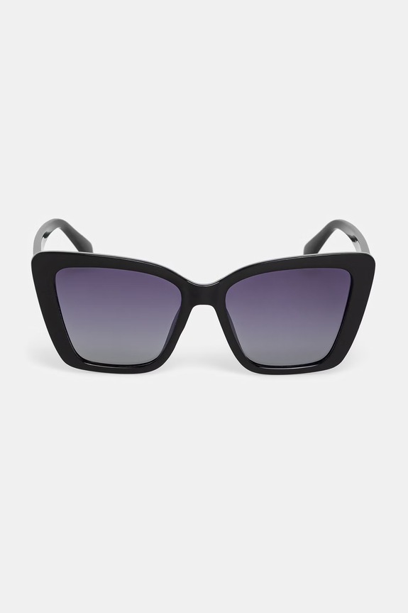 Akcesoria Okulary przeciwsłoneczne kocie oczy damskie RS26-OKD905 czarny