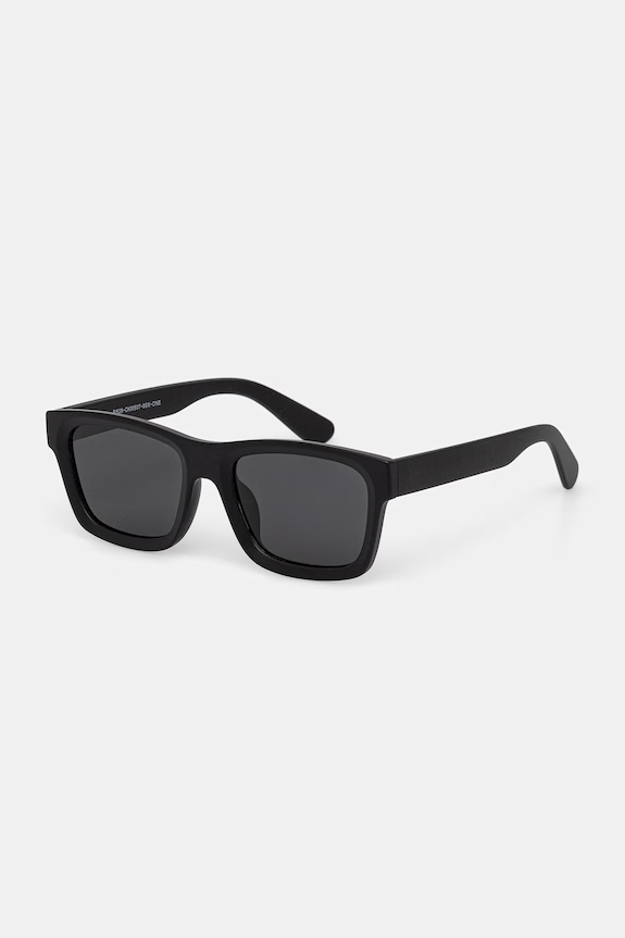 Okulary przeciwsłoneczne kwadratowe męskie RS26-OKM507 czarny RS26