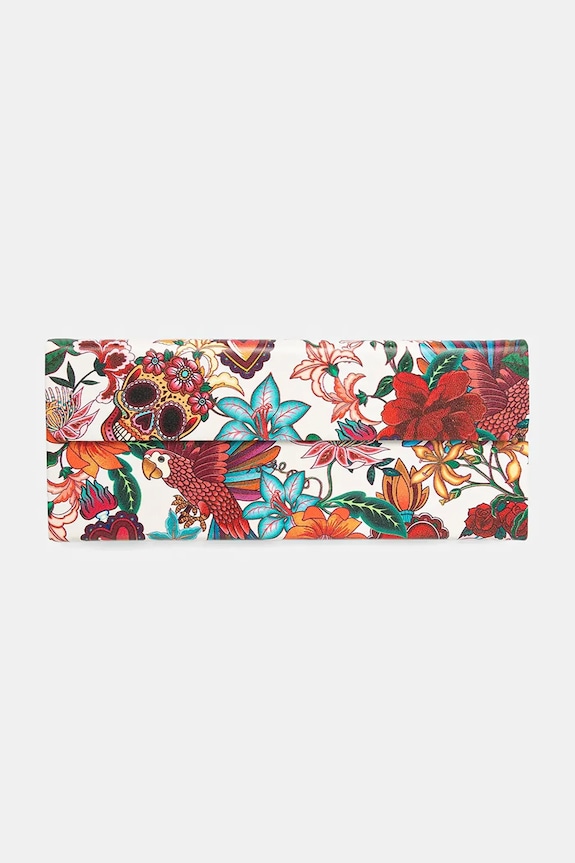 Etui na okulary damskie wzorzyste RS26-OKU400 multicolor RS26