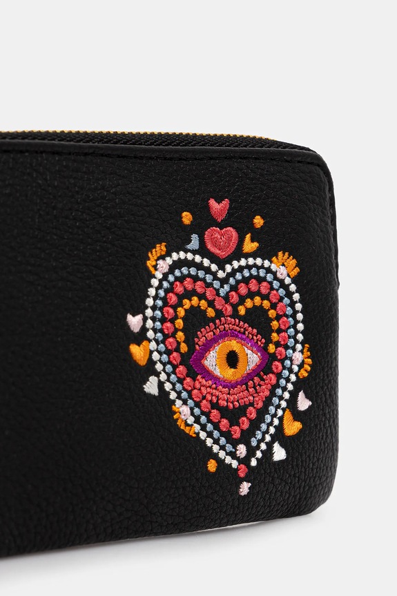 Peněženka dámská z kolekce Valentine’s Day černá RS26-PFD280