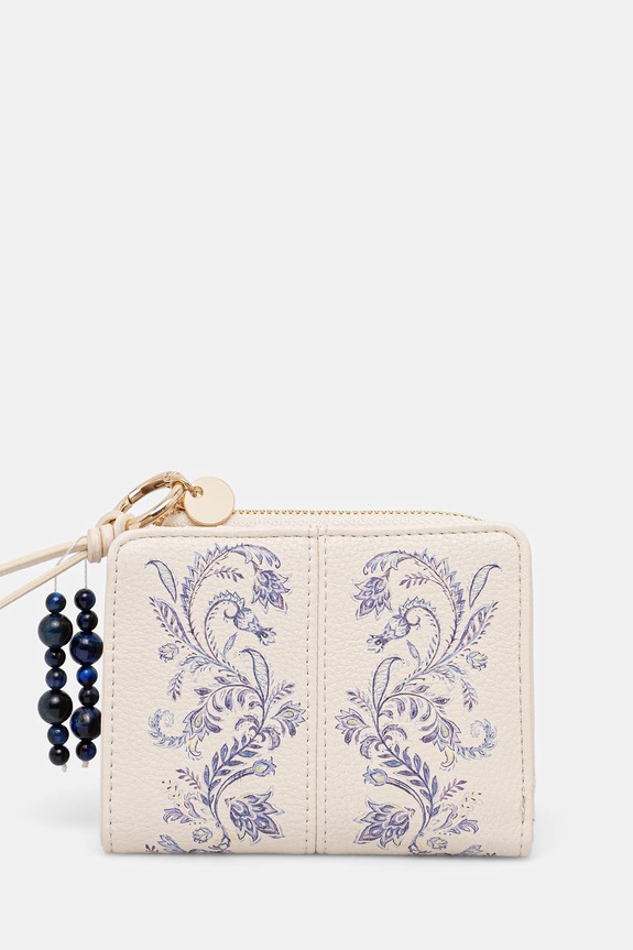 Πορτοφόλι Medicine απομίμηση λείου δέρματος μπεζ RS26-PFD300