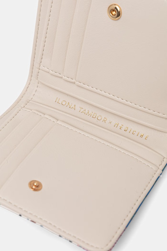 Dámska peňaženka z imitácie kože z kolekcie Ilona Tambor x Medicine RS26-PFD651 viacfarebná