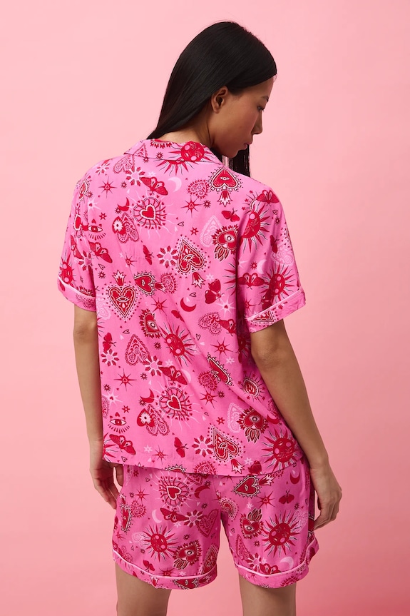 Pyžamo dámske z kolekcie Valentine’s Day RS26-PJD280 ružová