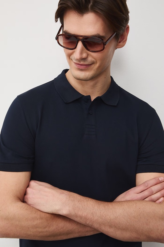 Polo męskie granatowy RS26-POM050
