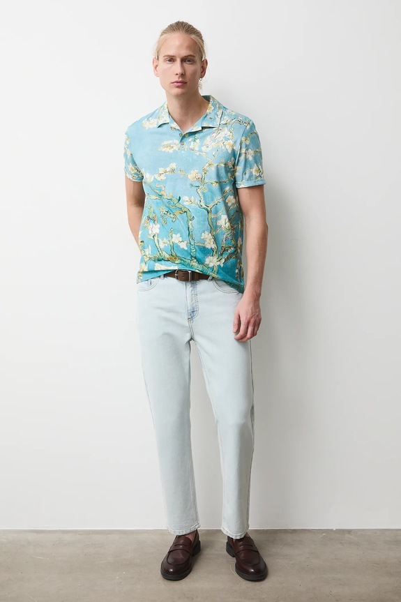 Polo męskie z kolekcji Eviva L'arte multicolor RS26-POM253