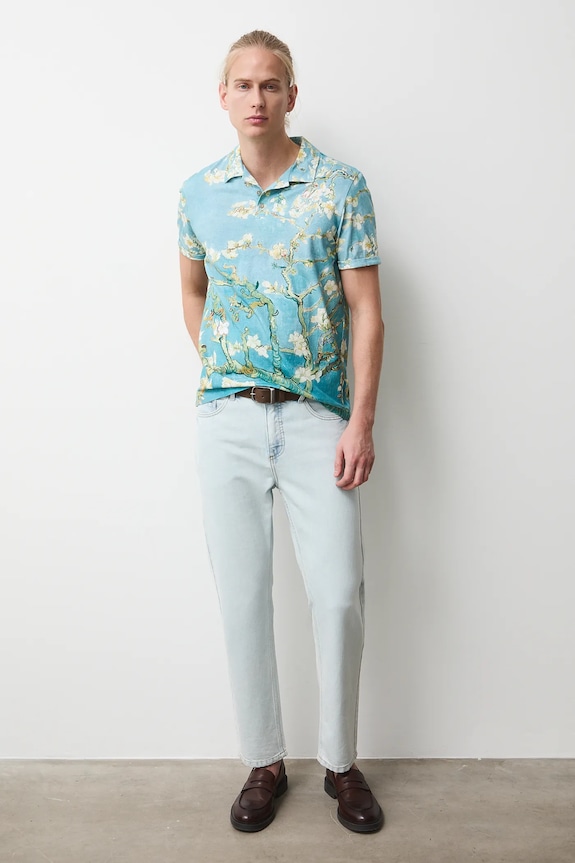 Polo męskie z kolekcji Eviva L'arte multicolor RS26-POM253