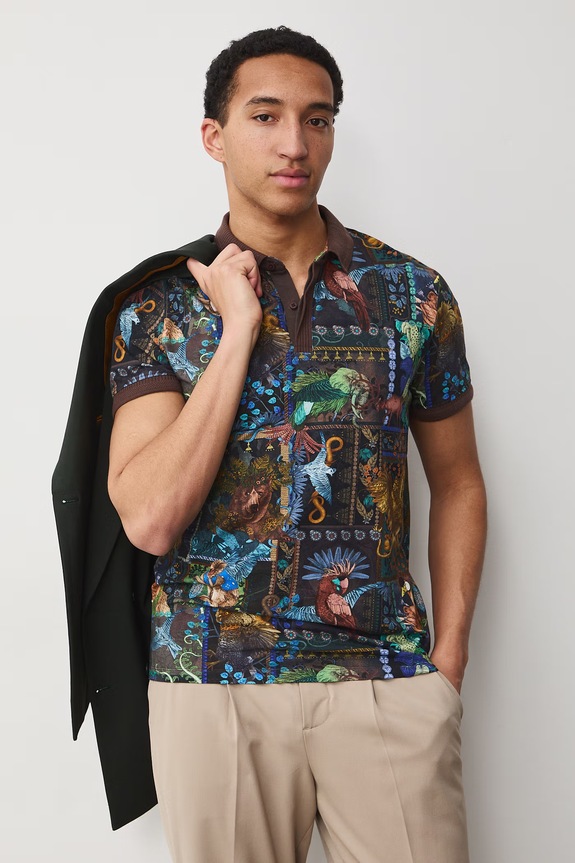 Odzież Medicine polo męskie bawełniane z elastanem RS26-POM600 multicolor