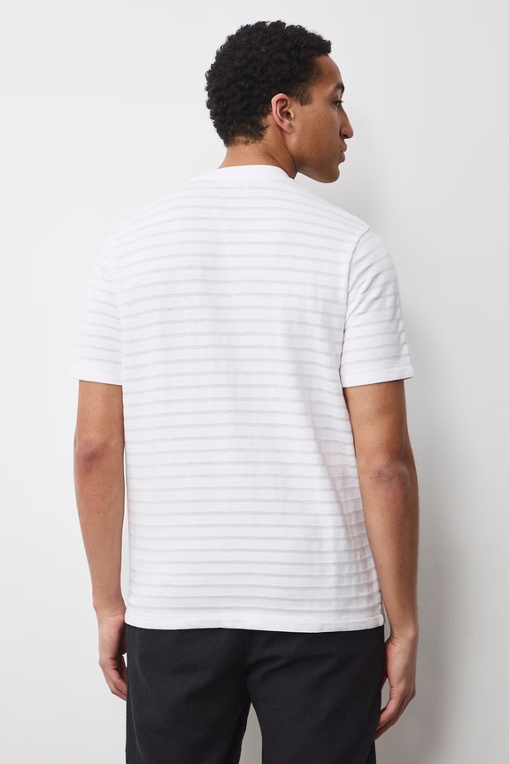 Odzież Polo męskie z bawełną RS26-POM703 biały