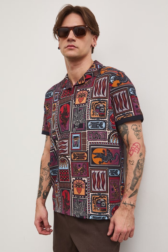 Polo damskie bawełniane z elastanem multicolor RS26-POM804