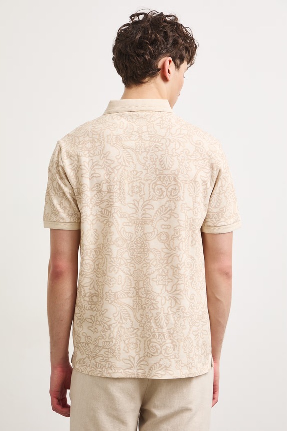 Oblečenie Polo tričko pánske bavlnené RS26-POM900 béžová