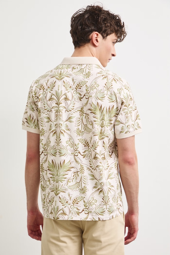 Odzież Polo męskie bawełniane z elastanem RS26-POM905 beżowy