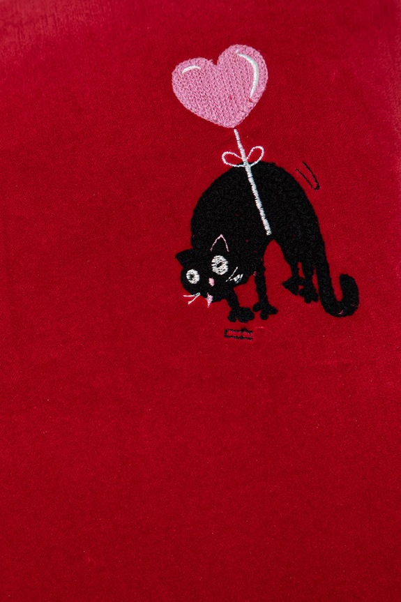 Dekoratívna obliečka na vankúš červená RS26-PSU208