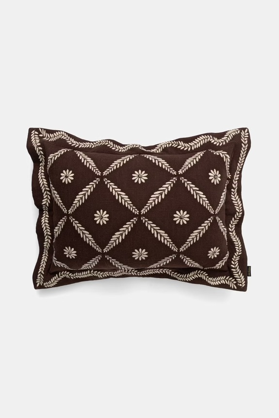 Poszewka na poduszkę dekoracyjna 35 x 50 cm brązowy RS26-PSU907