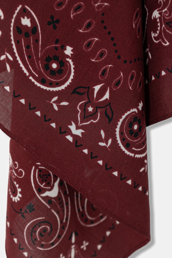 Bandana damska z wiskozy RS26-SAD306 bordowy RS26