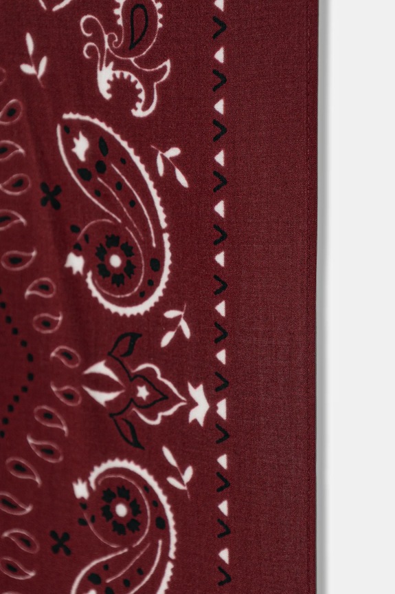 Bandana damska z wiskozy bordowy RS26-SAD306