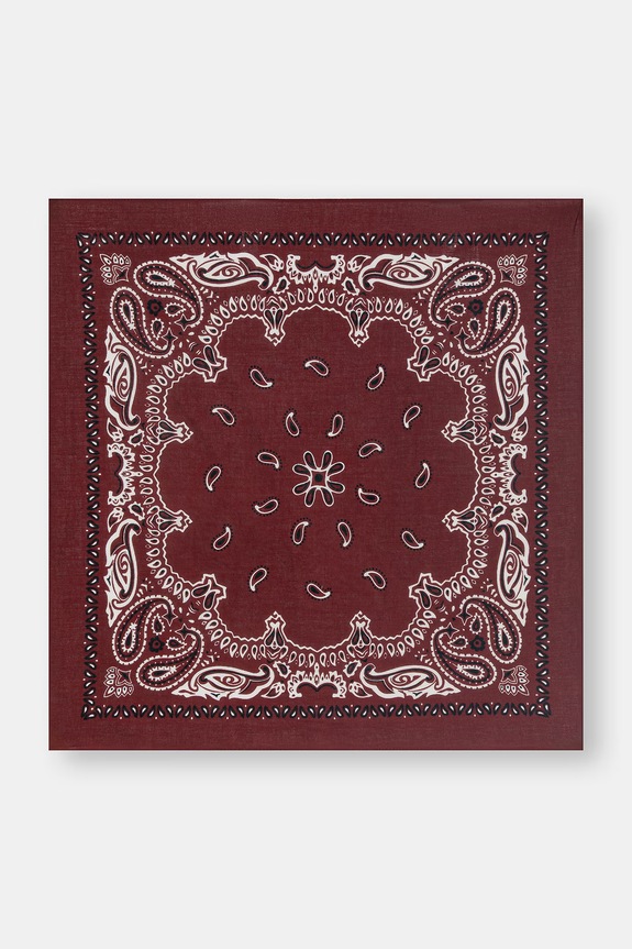 Bandana męska bawełniana bordowy RS26-SAM300