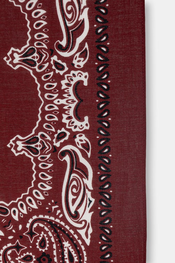 Bandana męska bawełniana RS26-SAM300 bordowy RS26