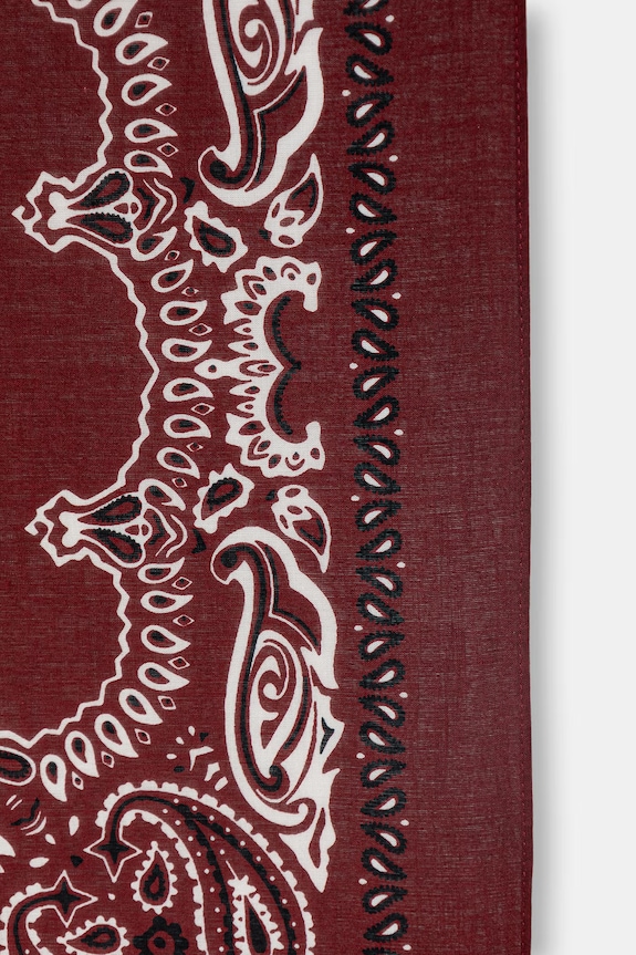 Bandana męska bawełniana RS26-SAM300 bordowy RS26