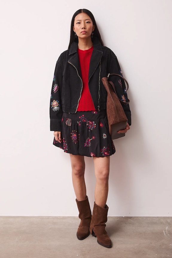 Φούστα Medicine RS26-SDD281 μαύρο RS26