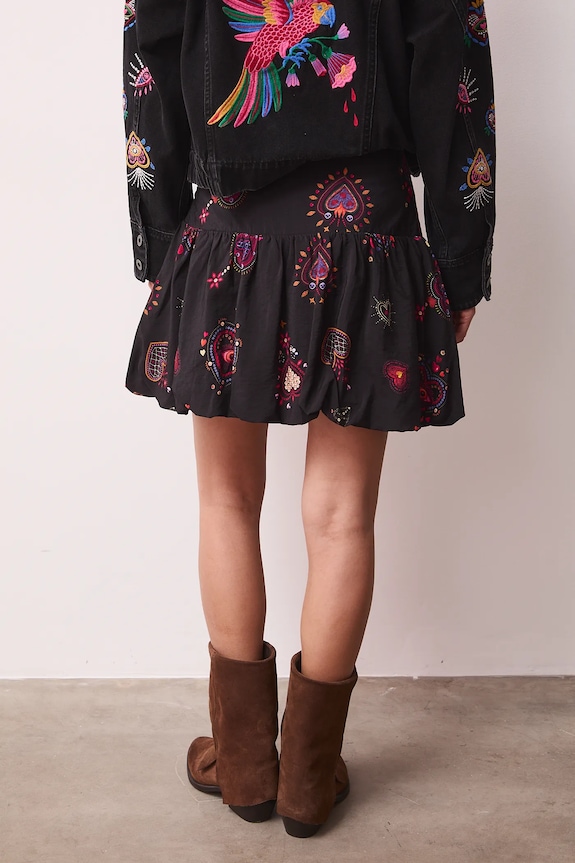 Ρούχα Φούστα Medicine RS26-SDD281 μαύρο