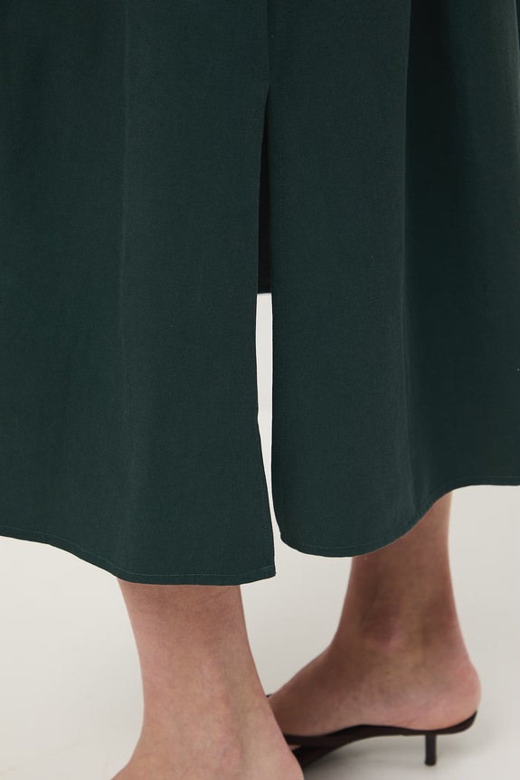 Medicine spódnica z rozcięciami zielony RS26-SDD501