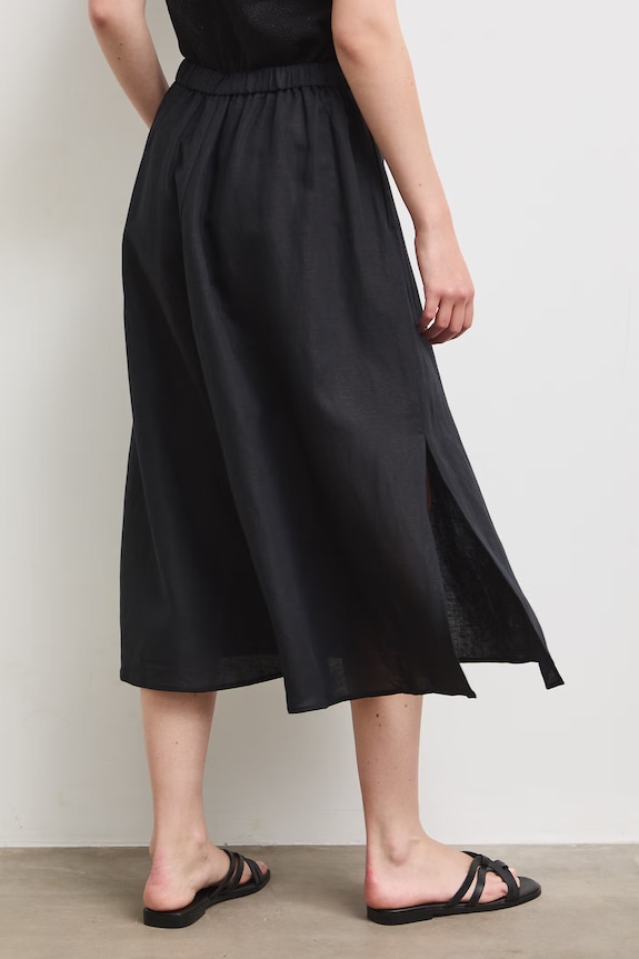 Oblačila Medicine krilo z lanom RS26-SDD901 črna