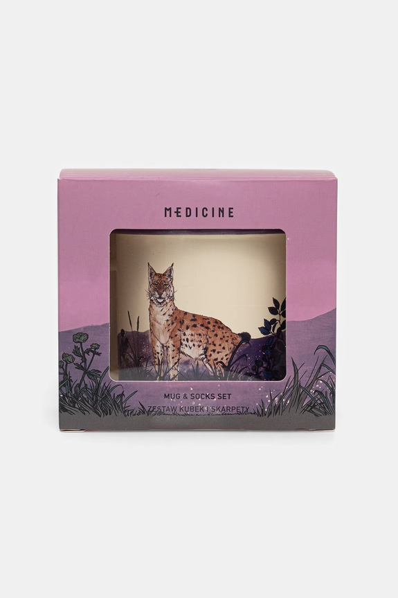 Zestaw prezentowy: kubek i skarpetki z kolekcji Bieszczadzki Park Narodowy x Medicine RS26-SEU853