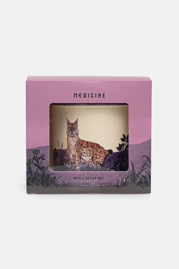 Zestaw prezentowy: kubek i skarpetki z kolekcji Bieszczadzki Park Narodowy x Medicine RS26-SEU853