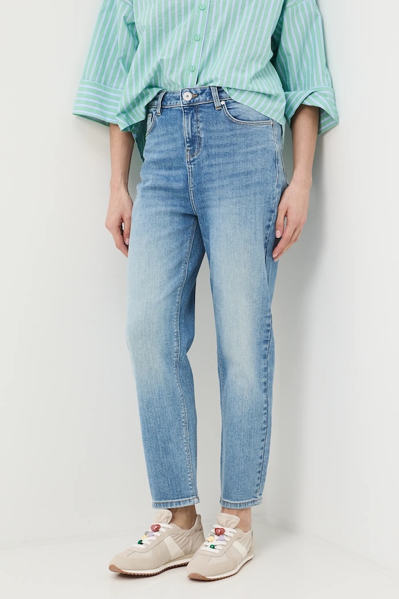 Medicine jeansy mom fit damskie RS26-SJD030 niebieski RS26