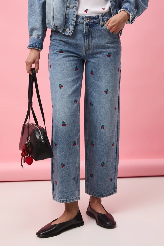 Medicine blugi de bumbac RS26-SJD203 albastru RS26