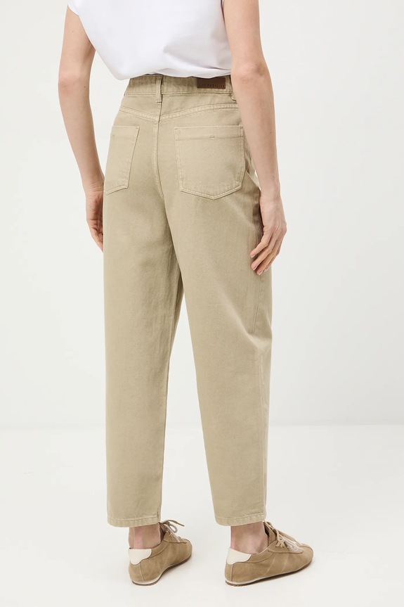 Odzież Jeansy mom fit damskie RS26-SJD304 zielony