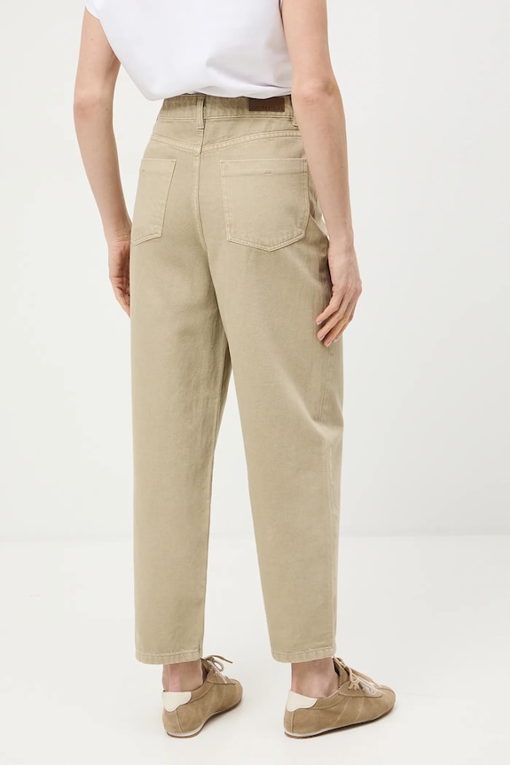 Odzież Jeansy mom fit damskie RS26-SJD304 zielony