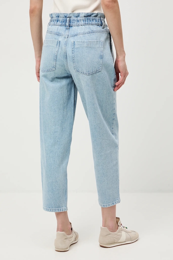 Odzież Jeansy slouchy damskie RS26-SJD307 niebieski