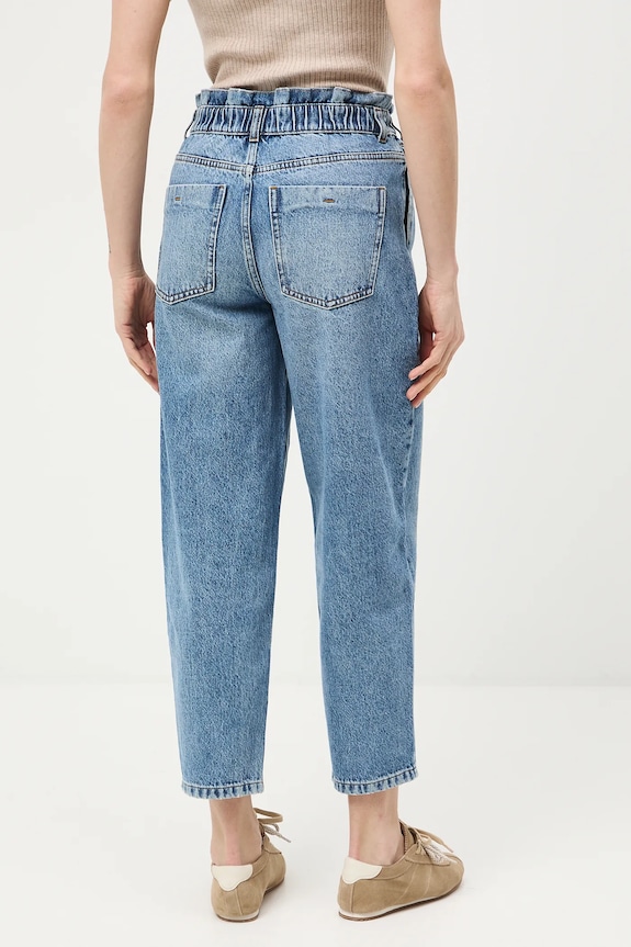 Odzież Jeansy slouchy damskie RS26-SJD307 niebieski