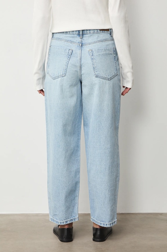 Oblečenie Rifle mom fit dámske RS26-SJD311 modrá