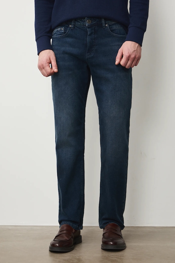 Jeansy regular męskie RS26-SJM031 granatowy RS26