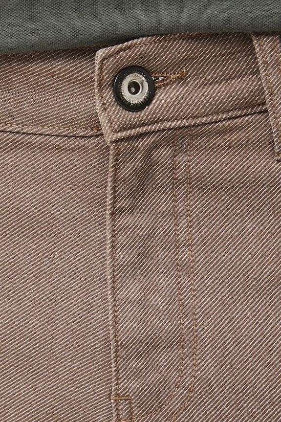Jeansy slim fit męskie beżowy RS26-SJM303