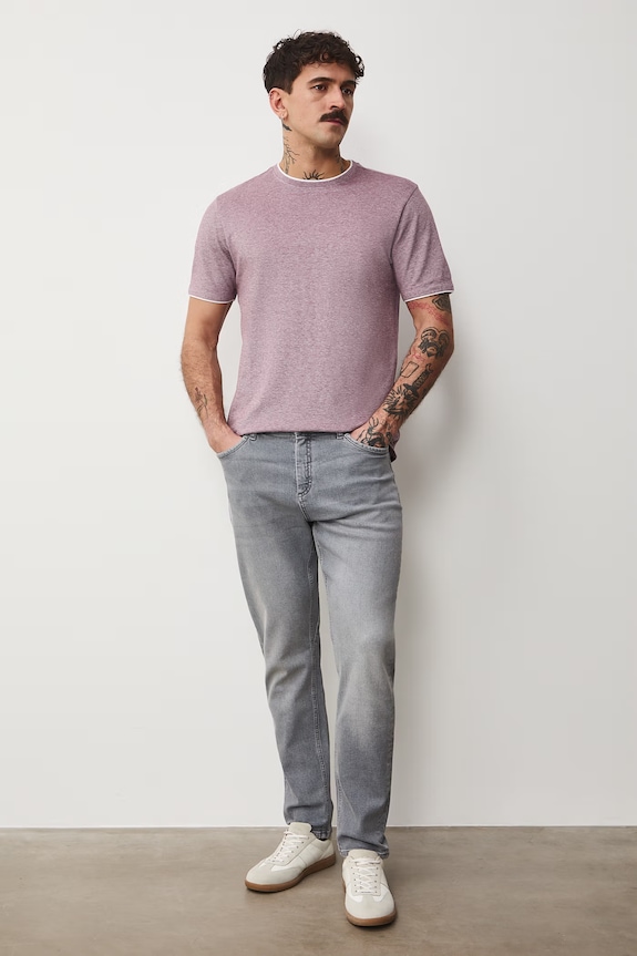 Medicine jeansy tapered męskie RS26-SJM404 szary RS26