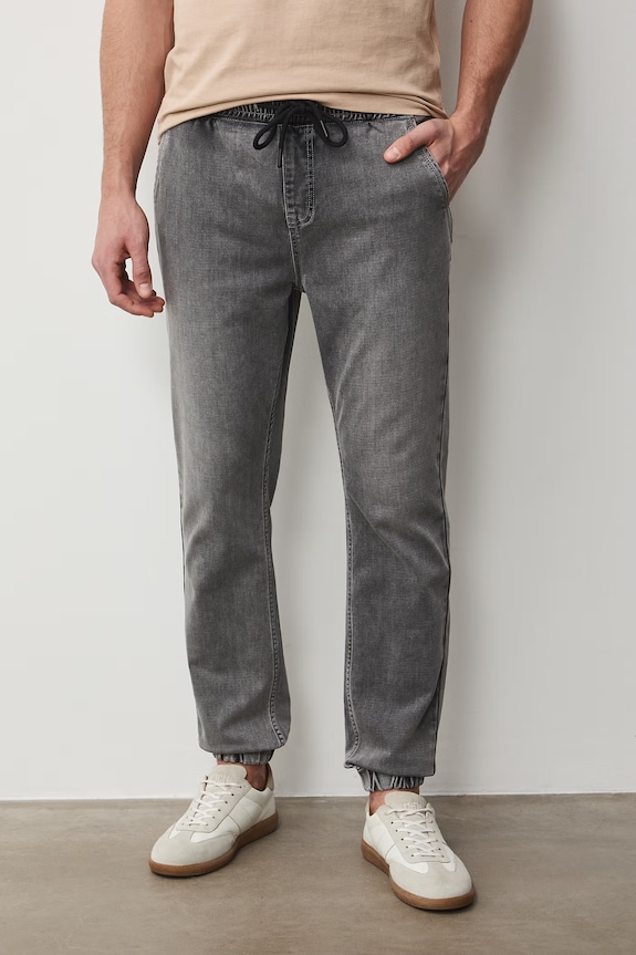 Jeansy jogger męskie RS26-SJM506 szary RS26