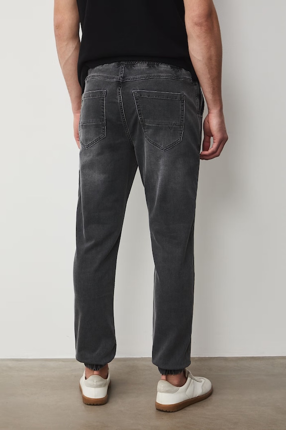 Odzież Jeansy jogger męskie RS26-SJM506 szary