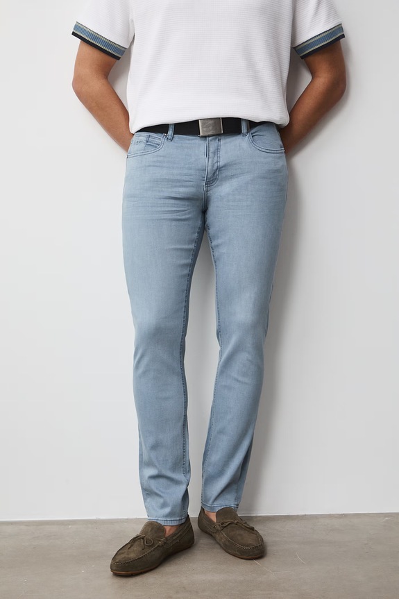 Rifle slim fit pánske RS26-SJM605 modrá RS26