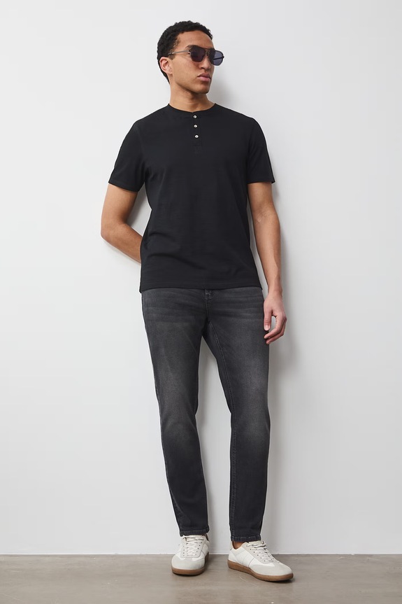 Medicine jeans tapered da uomo nero RS26-SJM606