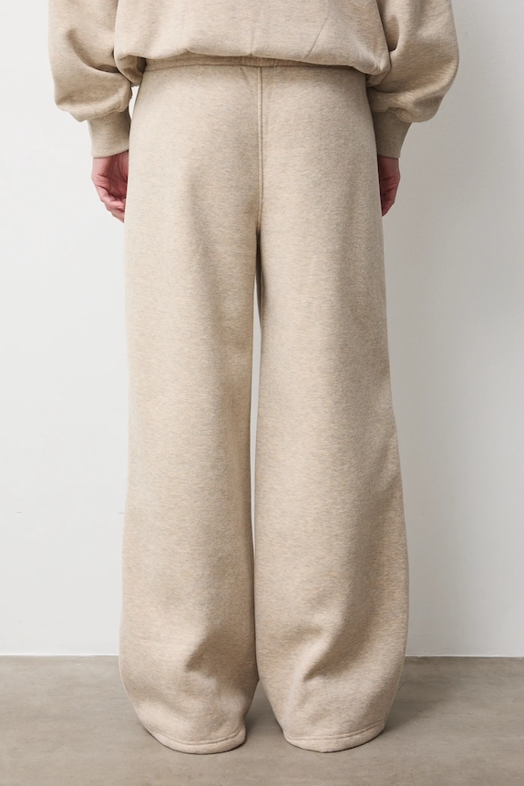 Oblečenie Tepláky wide leg RS26-SPD011 béžová